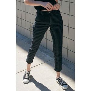 John Galt Pinstriped Stripe Navy Pants